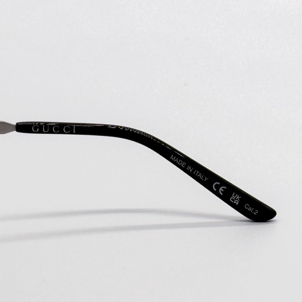 NEW GUCCI SUNGLASSES SILVER UNISEX EYEWEAR GUCCI GG1881S 004 - Picture 9 of 10